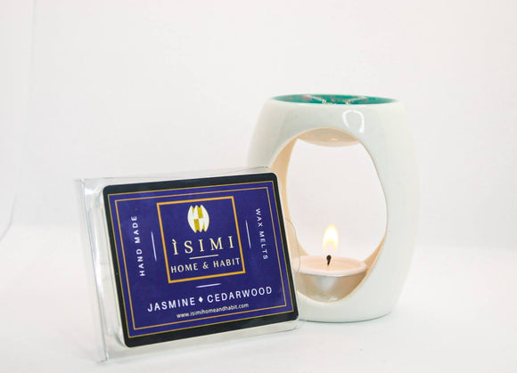 Wax Melt-Jasmine & Cedarwood -Wax melts burner-ISIMI